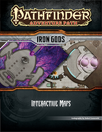 [PZO9000-15ME] Pathfinder Adventure Path Iron Gods Interactive Maps